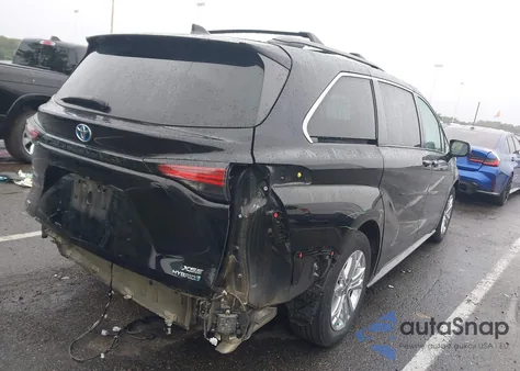 2022 Toyota Sienna Xse z USA, uszkodzony, nr VIN 5TDDSKFC9NS043538